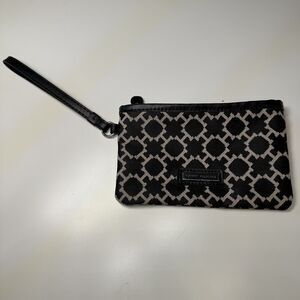 Tommy Hilfiger Wristlet Clutch Handbag Black Brown